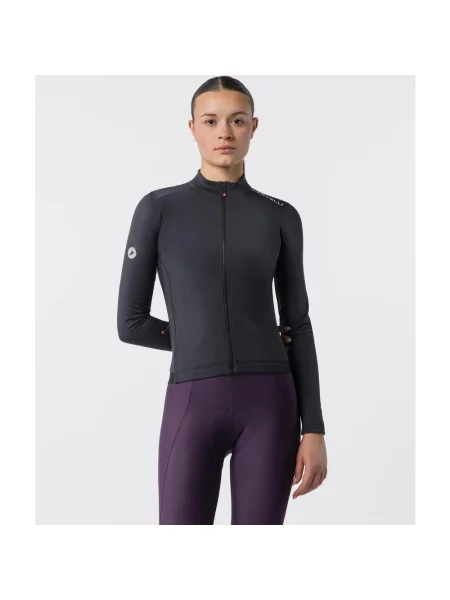 Koszulka z długim rękawem Castelli Espresso Thermal 2 czarny XS biały