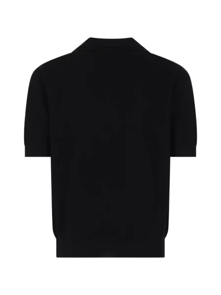 Scurt tricou Roberto Collina tricotate negru