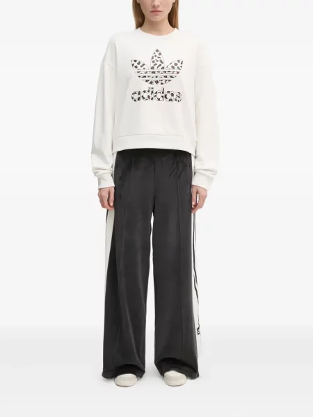 Polo Adidas cu dungi cu imagine negru