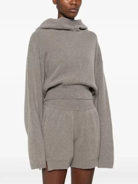 Hanorac cu glugă Rick Owens gri
