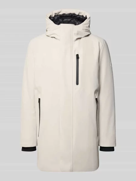 Parka o kroju regular fit ze stójką model FLEX CROSS PARKA' Strellson biała