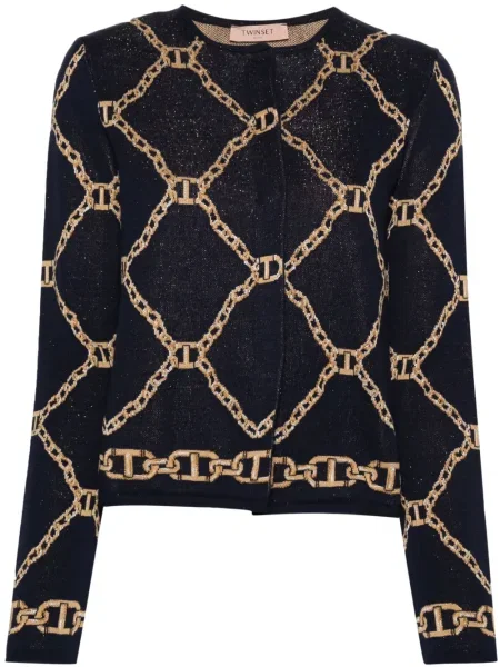 Colier Twinset albastru