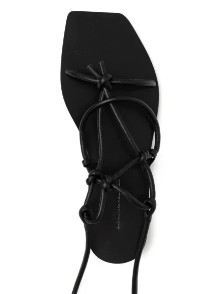 Sandale Rick Owens Lilies din piele negru