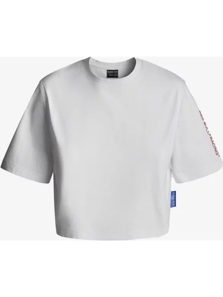 Koszulka Red Bull Racing x Pepe Jeans Boxy Crop krótki rękaw L biały