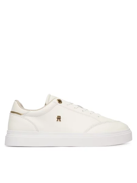 Superge Tommy Hilfiger Th Chic Cupsole Écru bela