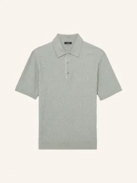 Reiss Dzianinowa Koszulka Polo Era gruen zielona