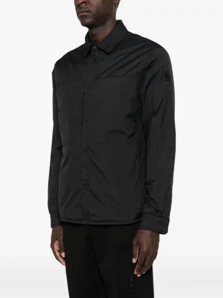 Geacă cămașă Moncler cu autograf negru