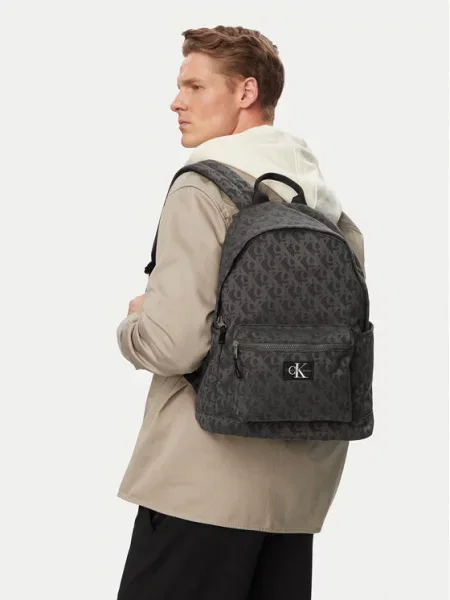 Calvin Klein Jeans Σακίδιο Aop Backpack μαύρο