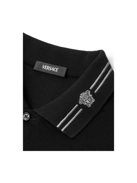 Koszulka polo Versace czarna