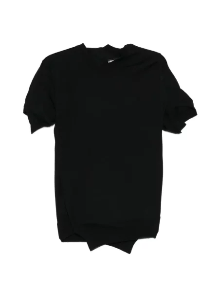 Top Junya Watanabe tricotate asimetric negru