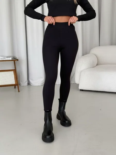 Легінси Merlini бавовна/еластан чорний