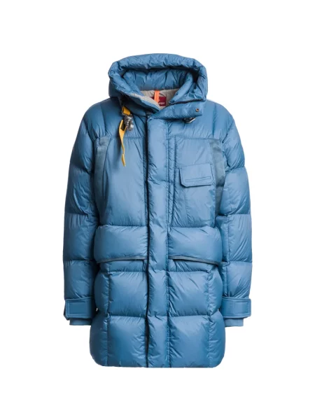 Geacă parka Parajumpers cu glugă albastru