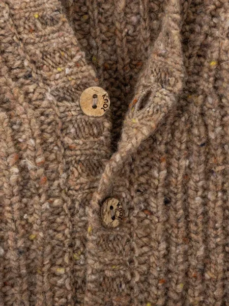 Kardigan dziecięcy Knot brązowy
