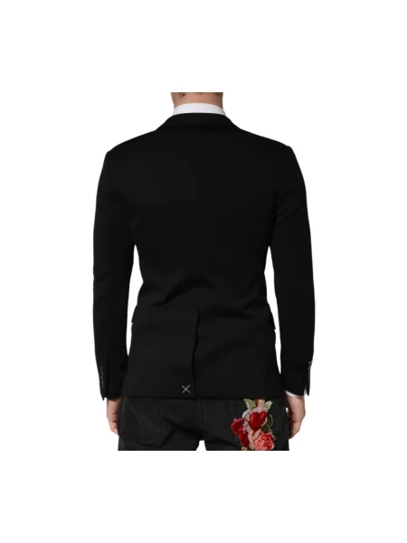 Garnitur Dolce And Gabbana wełniany czarny