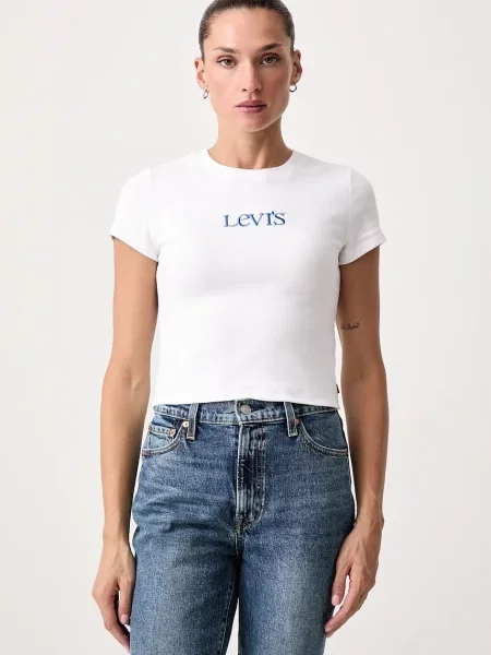LEVI'S ® Majica ESSENTIAL modra bela