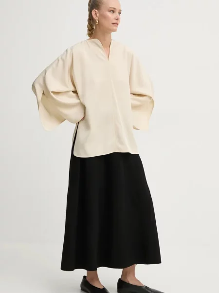 Блузка By Malene Birger однотонна бежевий