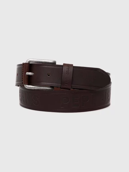 Kožni remen Pepe Jeans DAYTON BELT za muškarce smeđa