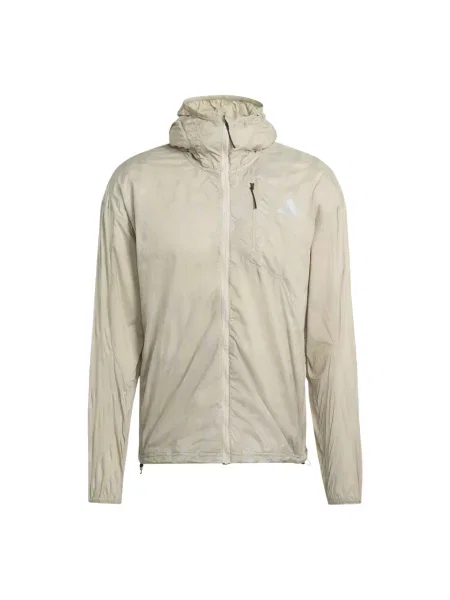 Lniana kurtka Adidas Originals do biegania zielona