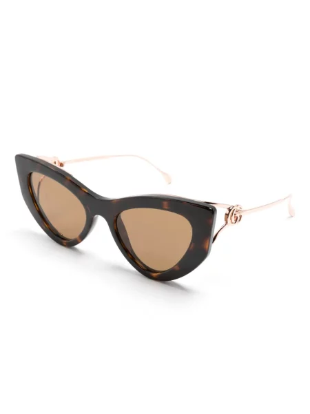 Sluneční brýle Gucci Eyewear hnědé