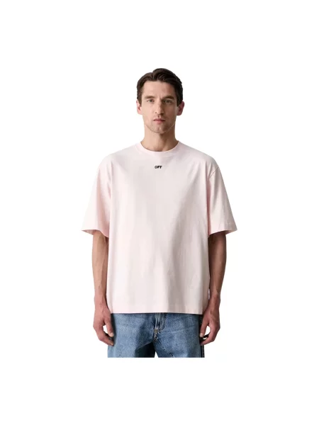 Off-White Rubbed Paint Arrows T-shirt biała