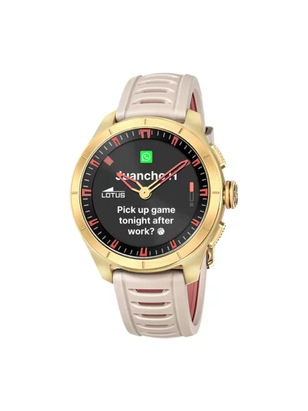 Lotus Digitální hodinky Smartwatch Connected' béžová