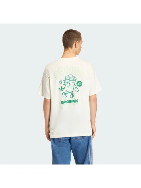 ADIDAS ORIGINALS Tričko ICED LATTE zelená / pastelově zelená bílá