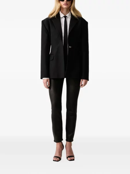 Lung cămașă Armani Exchange cu legături alb