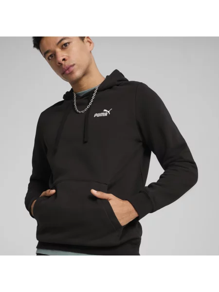 Bluza z kapturem Essentials z małym logo No. 1 czarna