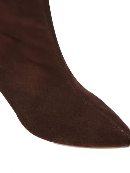 Botine Ginissima din piele de căprioară maro