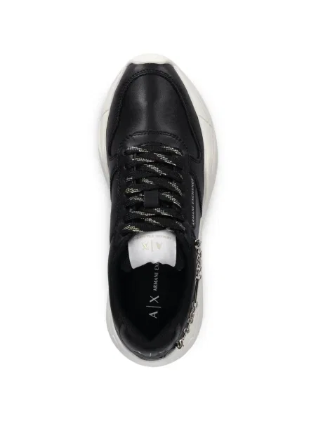 Sneakerși Armani Exchange negru