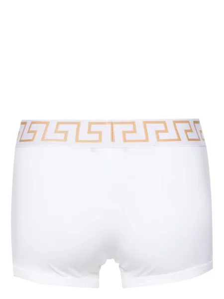 Žakardinis kelnaitės Versace balta