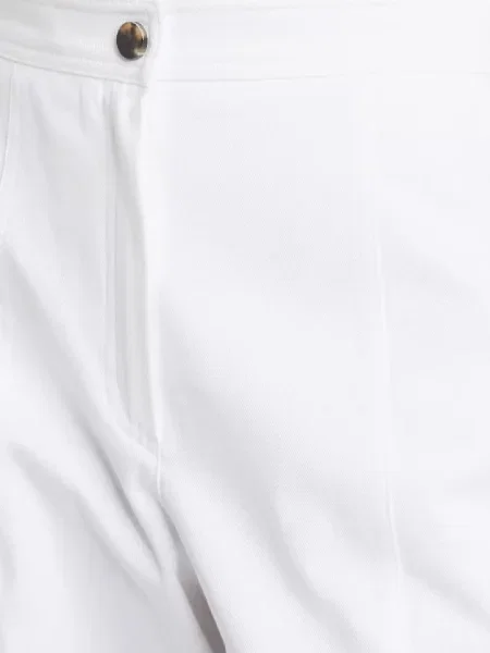Pantaloni cargo Max Mara stretch alb