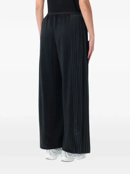 Sweter Nike zamszowy plisowany z nadrukiem brązowy