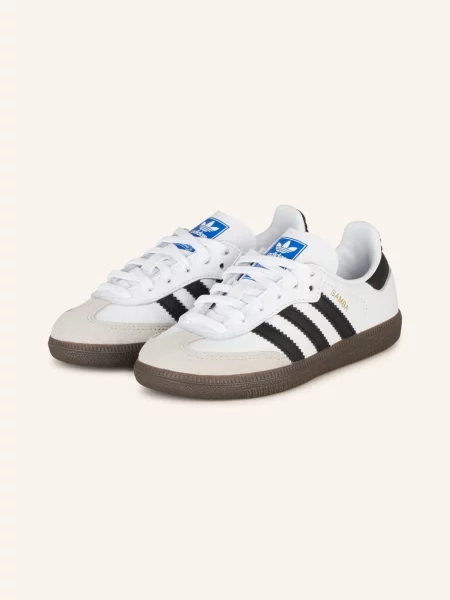 ADIDAS ORIGINALS Tenisky Samba béžová / černá bílá