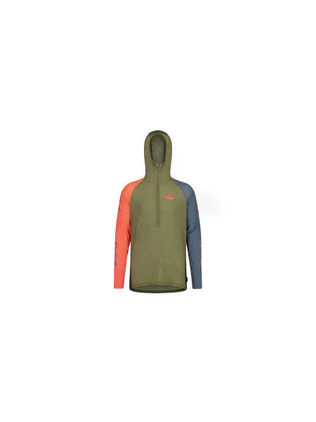 Maloja Zrodom Mężczyźni Bluzy i bluzy z kapturem Maloja Zielony Size: M niebieska