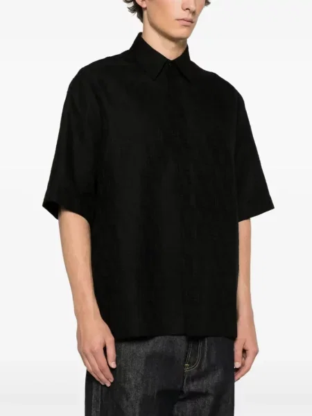 Cămașă Fendi din jacard negru