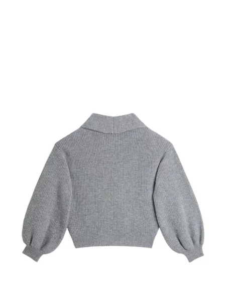 Gyerek kardigán Balmain szürke