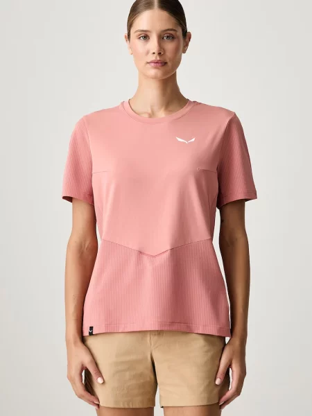 Salewa tricou pentru trekking pentru femei PEDROC roz
