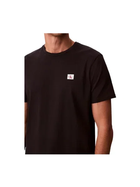 T-shirt z naszywką z logo Calvin Klein czarna