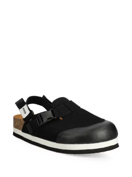 Sandale Novesta cu cataramă slingback negru