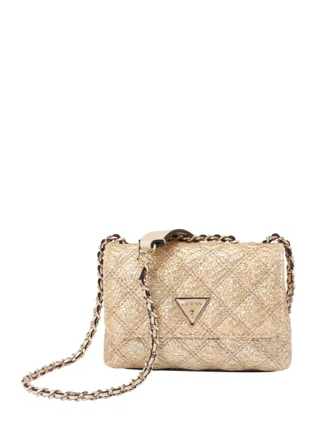 Guess Geantă Giully II Mini auriu