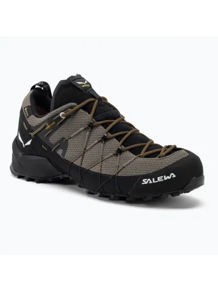 Pantofi de abordare Salewa Wildfire 2 GTX pentru bărbați bărbați cu coardă elastică/negru negru