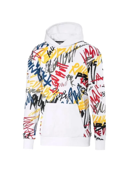 Tricou Puma cu glugă alb