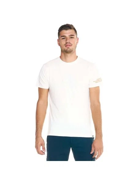 Scurt tricou Leone 1947 cu mâneci scurte alb