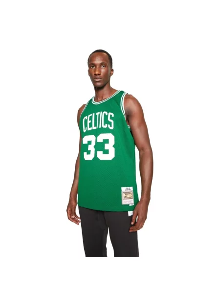 Koszulka sportowa Mitchell & Ness z dżerseju bez rękawów zielona