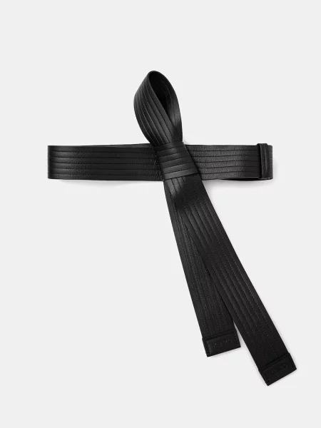 Usnjen Kenzo 45 mm Judo Belt črna