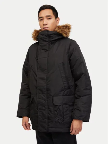 Zimska jakna Gap črna