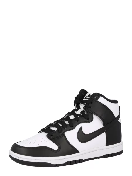 Nike Sportswear Kotníkové tenisky Dunk Hi Retro černá bílá