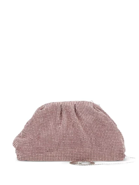 Stras geantă plic Twenty Fourhaitch roz