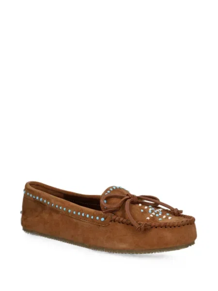 Велурени лоуфъри De Siena Shoes кафяво